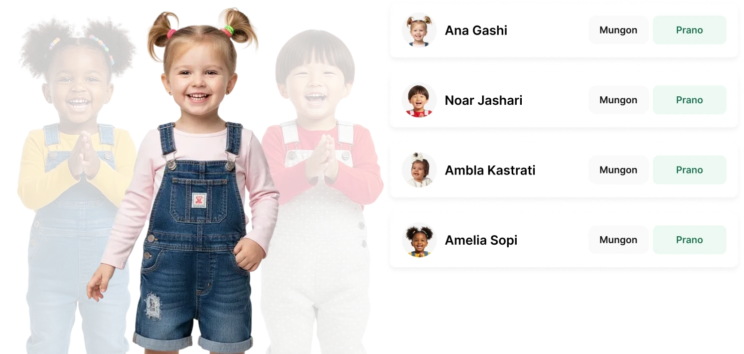 Ilustrim i veçorisë së ndjekjes së fëmijëve