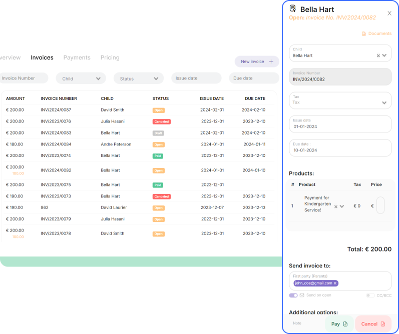 Automated Invoicing