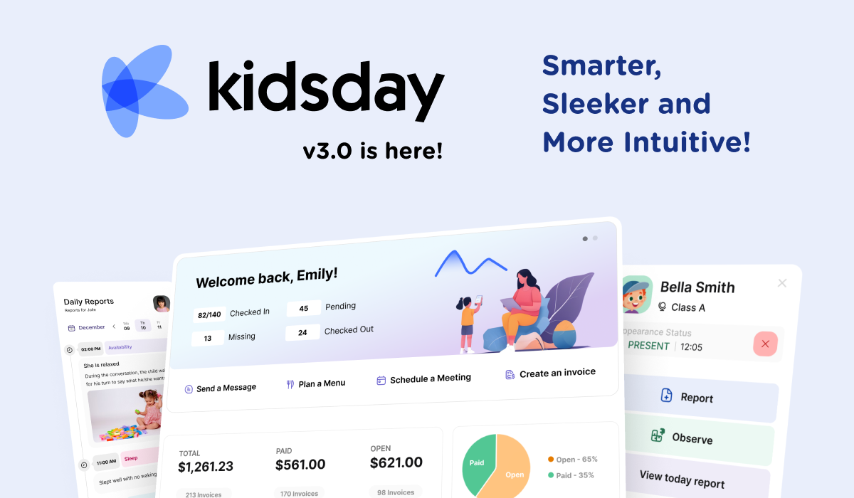 kidsday 3.0 is here:  Integrating AI, Redesigned Dashboards, and More!