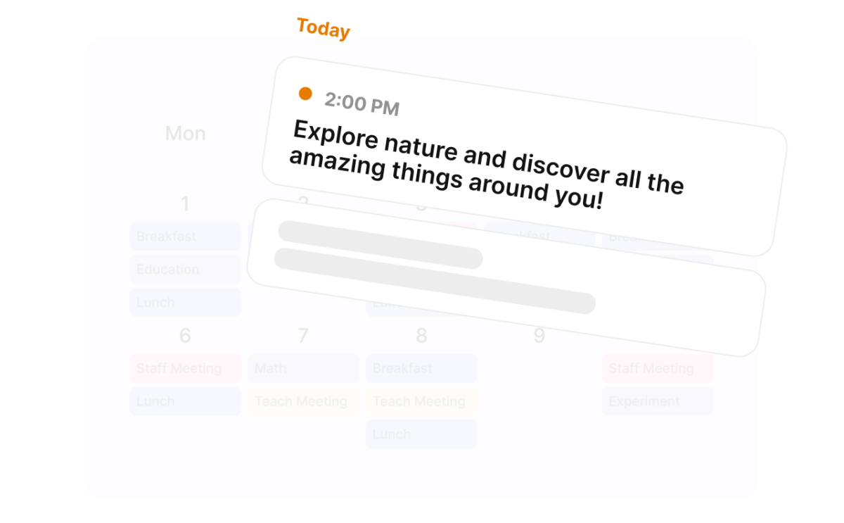 Plan your kid's day